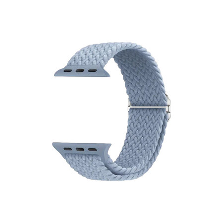 FixPremium - Remienok Solo Loop pre Apple Watch (42, 44, 45 a 49mm), light blue