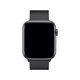 FixPremium - Remienok Milanese Loop pre Apple Watch (42, 44, 45 a 49mm), čierna