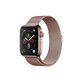 FixPremium - Remienok Milanese Loop pre Apple Watch (42, 44, 45 a 49mm), rose gold