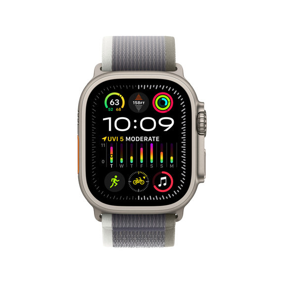 FixPremium - Remienok Trail Loop pre Apple Watch (38, 40 a 41mm), šedá