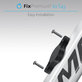 FixPremium - Držiak pre Apple AirTag na Bicykel, čierna