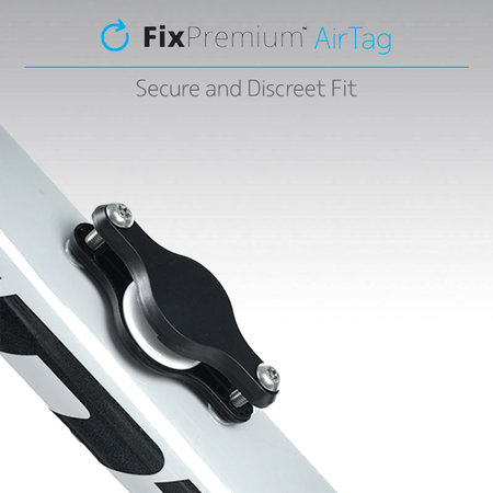 FixPremium - Držiak pre Apple AirTag na Bicykel, čierna