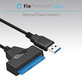 FixPremium - Kábel - USB-C / SATA 2.5", čierna