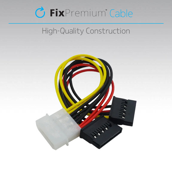 FixPremium - Napájací Kábel - IDE ATA / 2x SATA