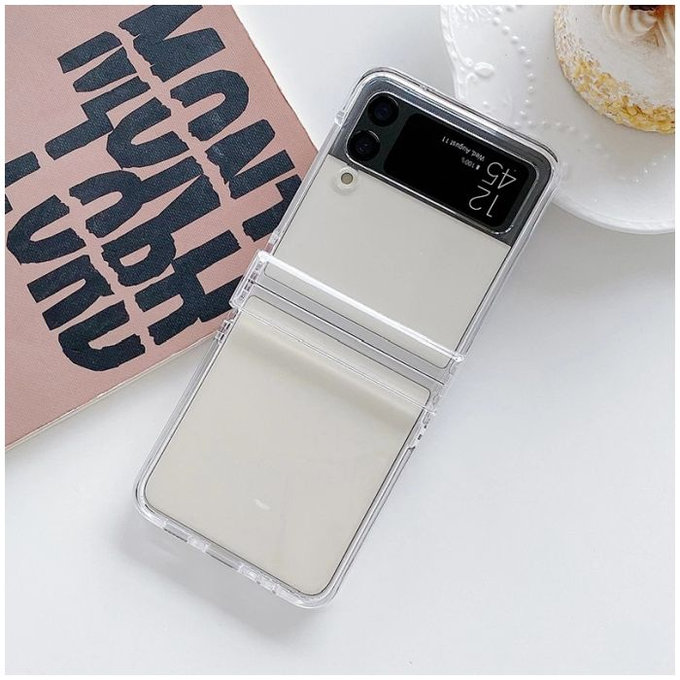 FixPremium - Silikónové Puzdro pre Samsung Galaxy Z Flip 4, transparentná