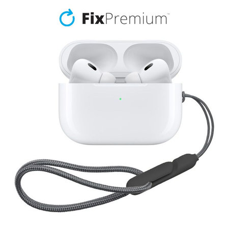 FixPremium - Popruh pre AirPods Pro 2, čierna