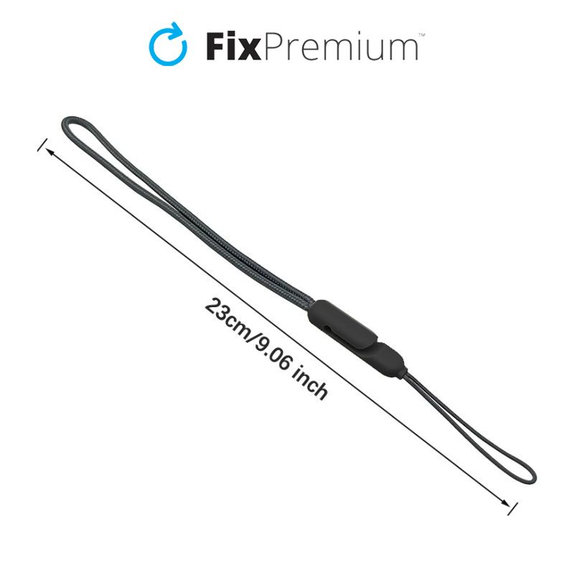 FixPremium - Popruh pre AirPods Pro 2, čierna