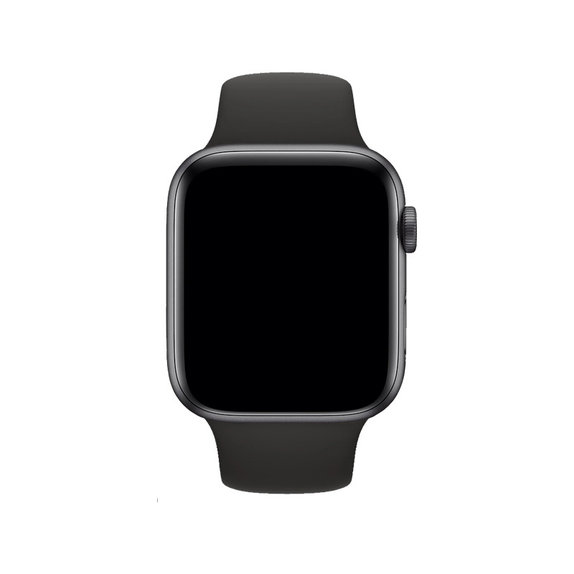 FixPremium - Silikónový Remienok pre Apple Watch (42, 44, 45 a 49mm), čierna