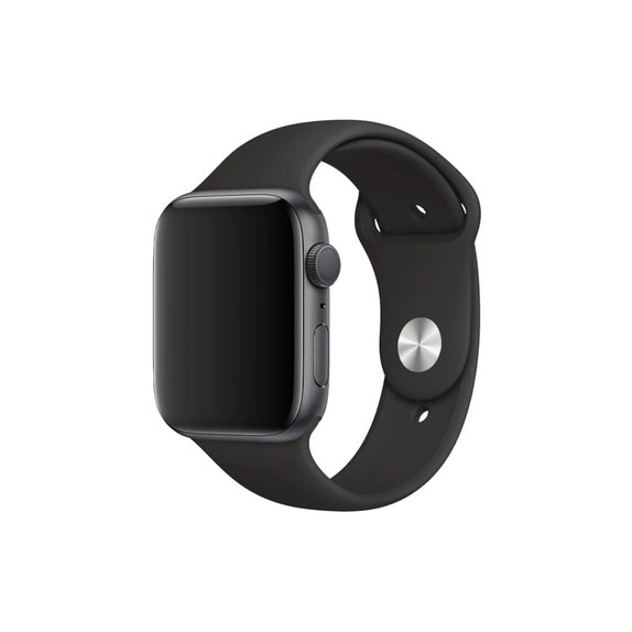 FixPremium - Silikónový Remienok pre Apple Watch (42, 44, 45 a 49mm), čierna