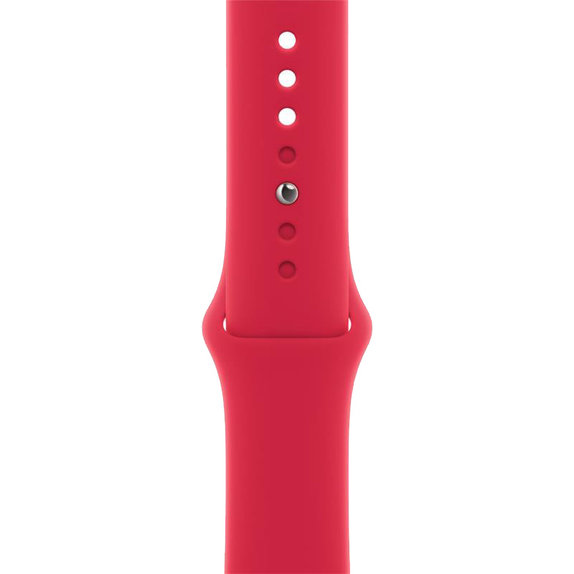 FixPremium - Silikónový Remienok pre Apple Watch (38, 40 a 41mm), červená