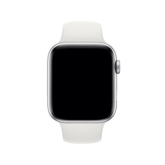 FixPremium - Silikónový Remienok pre Apple Watch (42, 44, 45 a 49mm), biela