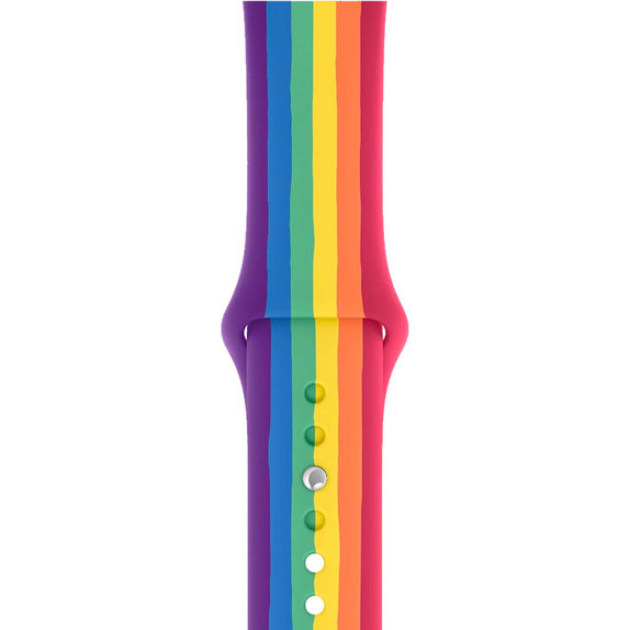 FixPremium - Silikónový Remienok pre Apple Watch (42, 44, 45 a 49mm), pride
