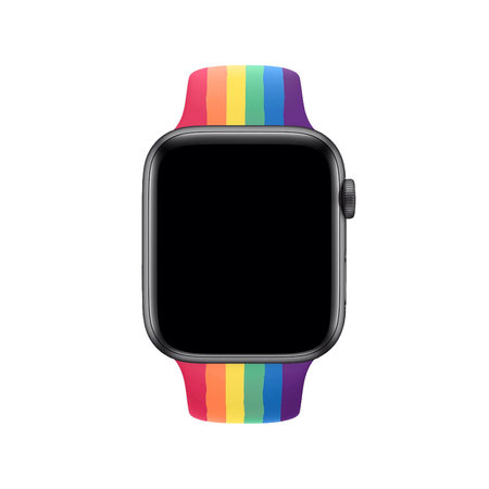 FixPremium - Silikónový Remienok pre Apple Watch (42, 44, 45 a 49mm), pride