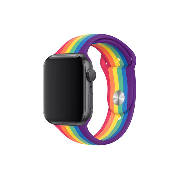 FixPremium - Silikónový Remienok pre Apple Watch (42, 44, 45 a 49mm), pride
