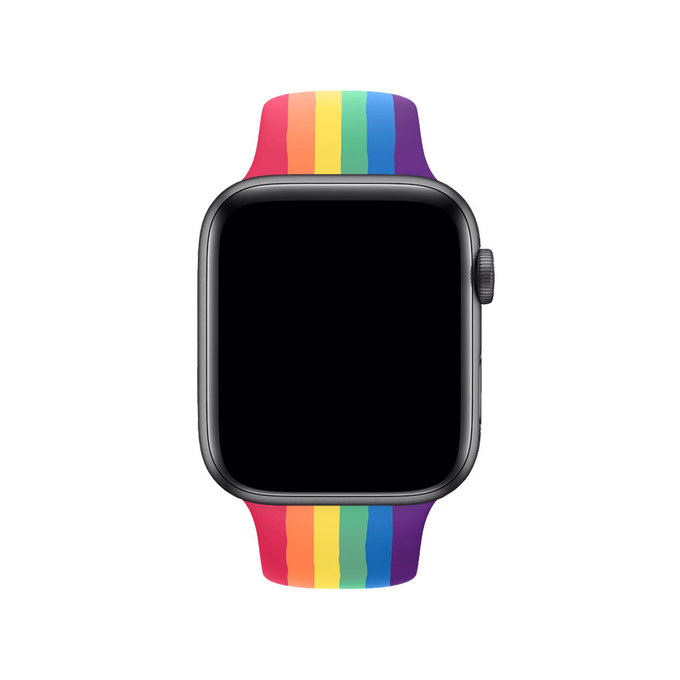 FixPremium - Silikónový Remienok pre Apple Watch (38, 40 a 41mm), pride