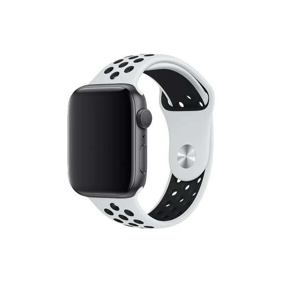 FixPremium - Silikónový Športový Remienok pre Apple Watch (38, 40 a 41mm), biela