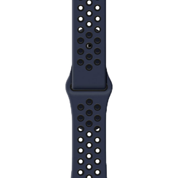 FixPremium - Silikónový Športový Remienok pre Apple Watch (42, 44, 45 a 49mm), modrá