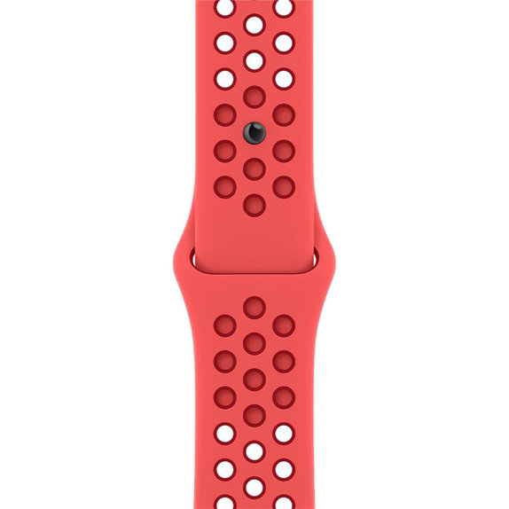 FixPremium - Silikónový Športový Remienok pre Apple Watch (42, 44, 45 a 49mm), červená