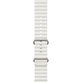 FixPremium - Remienok Ocean Loop pre Apple Watch (38, 40 a 41mm), biela