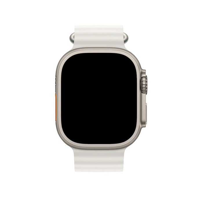 FixPremium - Remienok Ocean Loop pre Apple Watch (38, 40 a 41mm), biela