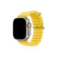 FixPremium - Remienok Ocean Loop pre Apple Watch (42, 44, 45 a 49mm), žltá