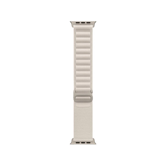 FixPremium - Remienok Alpine Loop pre Apple Watch (42, 44, 45 a 49mm), starlight