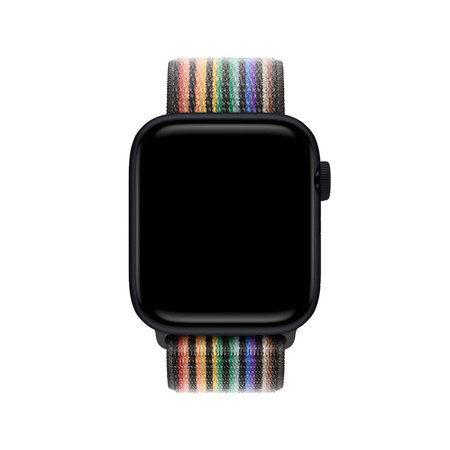 FixPremium - Nylonový Remienok pre Apple Watch (42, 44, 45 a 49mm), pride