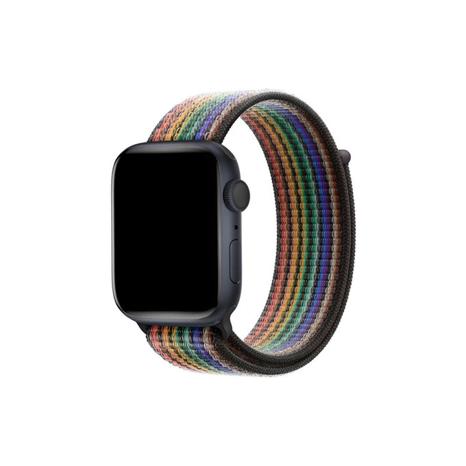 FixPremium - Nylonový Remienok pre Apple Watch (38, 40 a 41mm), pride