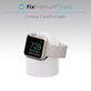 FixPremium - Silikónový Stojan pre Apple Watch, čierna