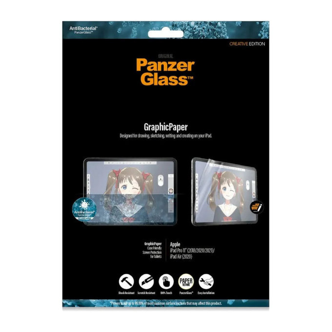 Ochranná Fólia GraphicPaper Case pre iPad (7th Gen 2019), Číra, PanzerGlass