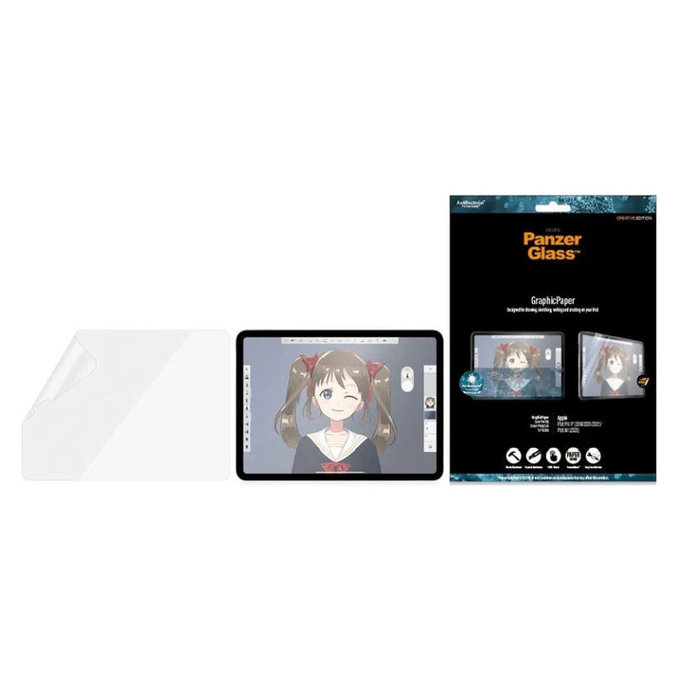 Ochranná Fólia GraphicPaper Case pre iPad (7th Gen 2019), Číra, PanzerGlass