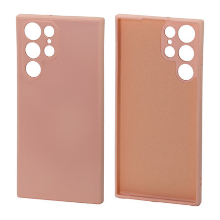 FixPremium - Puzdro Rubber pre Samsung Galaxy S22 Ultra, oranžová