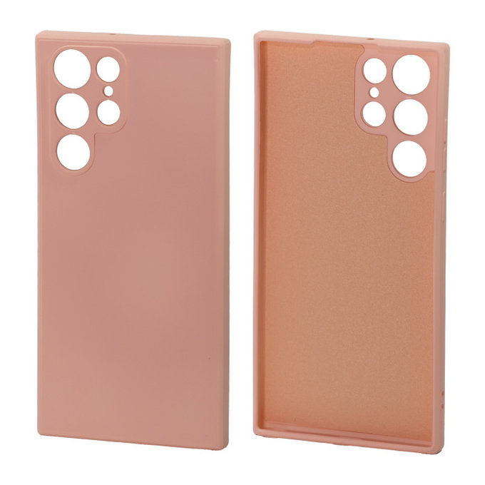 FixPremium - Puzdro Rubber pre Samsung Galaxy S22 Ultra, oranžová