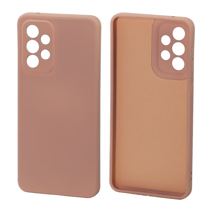 FixPremium - Puzdro Rubber pre Samsung Galaxy A33 5G, hnedá