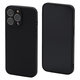 FixPremium - Puzdro Rubber pre iPhone 14 Pro, čierna