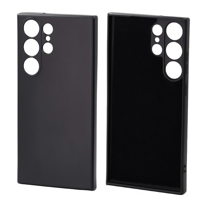 FixPremium - Puzdro Rubber pre Samsung Galaxy S23 Ultra, čierna