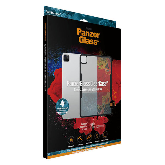 Puzdro ClearCase AB pre iPad Pro 11'' (2018/2020/2021), Čierna, PanzerGlass