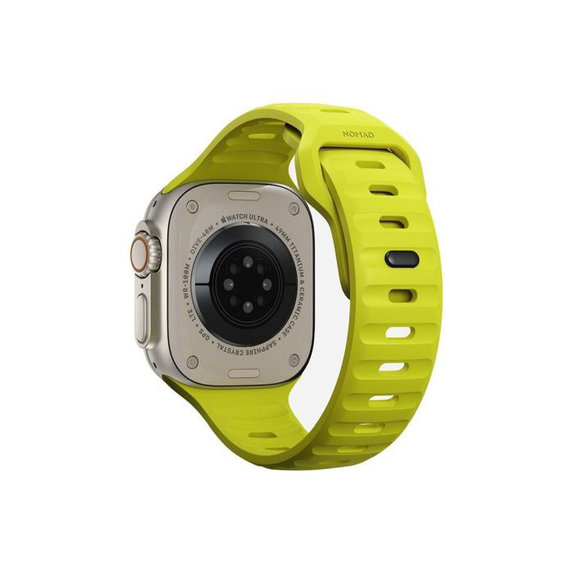 FixPremium - Remienok Sport Silicone pre Apple Watch (38, 40 a 41mm), tartrazine