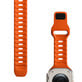 FixPremium - Remienok Sport Silicone pre Apple Watch (42, 44, 45 a 49mm), oranžová