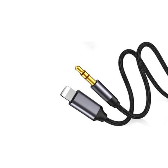 FixPremium - Lightning / Jack 3.5mm Kábel (1m), čierna