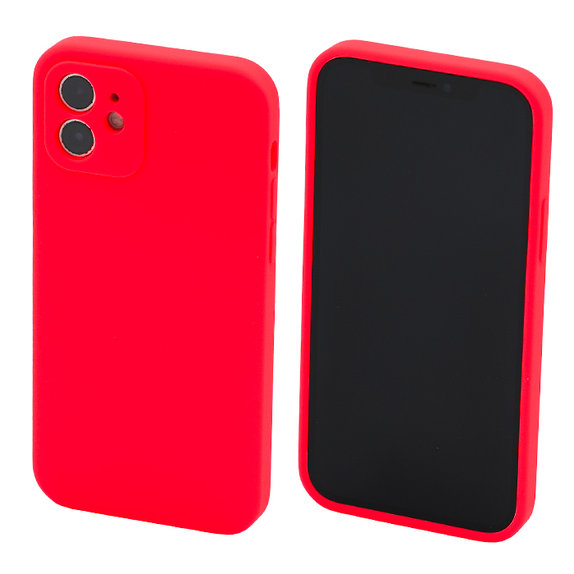 FixPremium - Silikónové Puzdro pre iPhone 11, červená