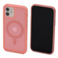 FixPremium - Puzdro Clear s MagSafe pre iPhone 12 a 12 Pro, peach pink