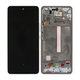 Samsung Galaxy A53 A536B - LCD Displej + Dotykové Sklo + Rám (Awesome Black) OLED
