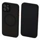 FixPremium - Puzdro Matte s MagSafe pre iPhone 12 Pro, čierna
