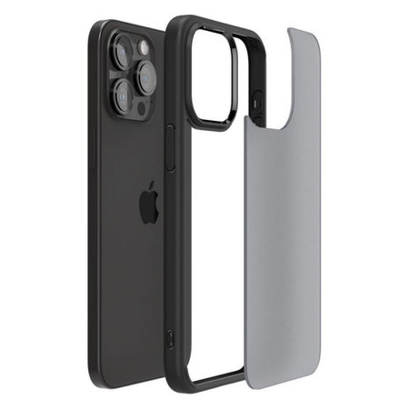 Spigen - Puzdro Ultra Hybrid pre iPhone 15 Pro, Frost Black