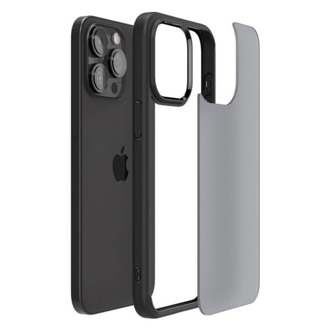 Spigen - Puzdro Ultra Hybrid pre iPhone 15 Pro, Frost Black