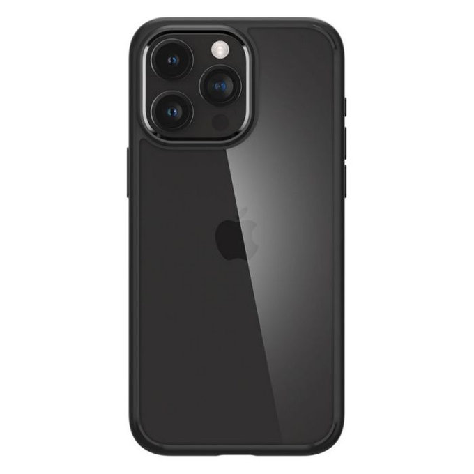 Spigen - Puzdro Ultra Hybrid pre iPhone 15 Pro, Matte Black