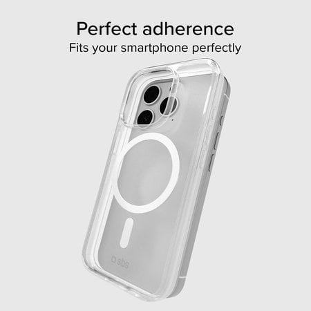 SBS - Puzdro Light Mag s MagSafe pre iPhone 15 Pro, transparentná
