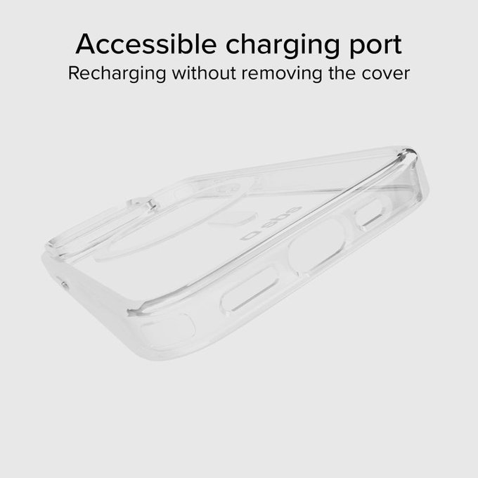 SBS - Puzdro Light Mag s MagSafe pre iPhone 15 Pro, transparentná