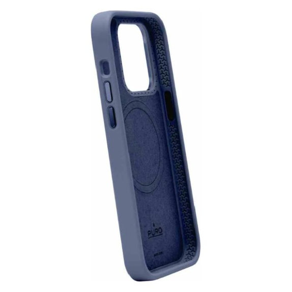 PURO - Puzdro ICON MAG PRO s MagSafe pre iPhone 15 Pro Max, tmavá modrá
